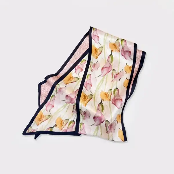 Scarf as packaging accent