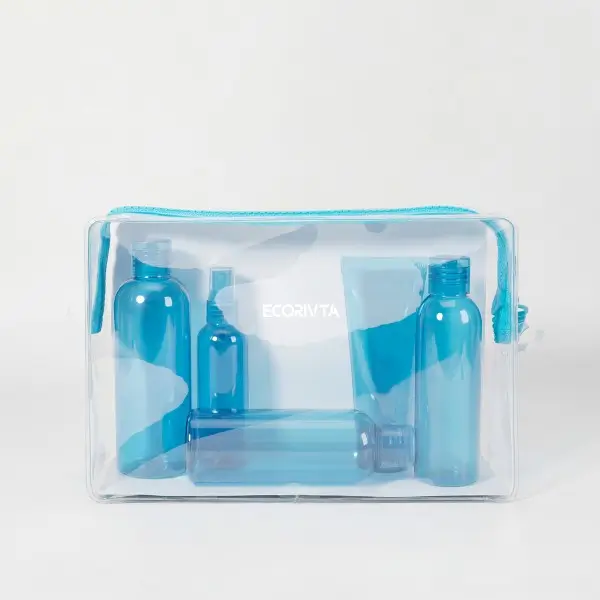 Clear pouch for spa retail