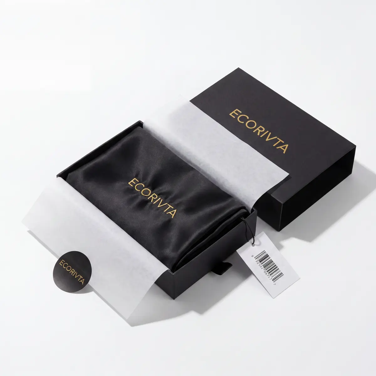 Label and packing route