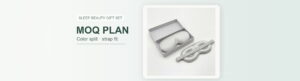 Silk eye mask cover for MOQ and color split planning in beauty sleep gift sets