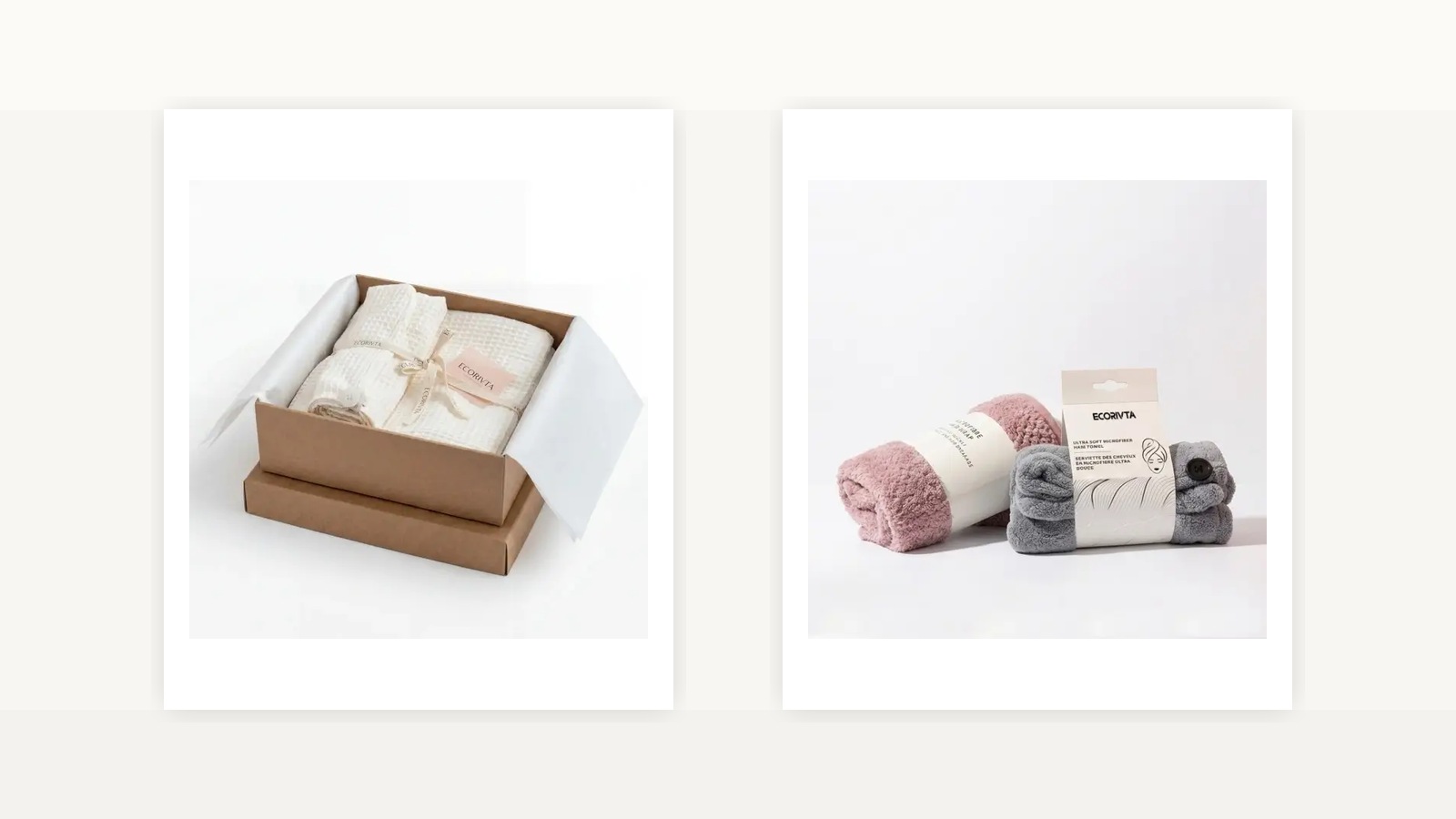 Beach towel sleeve band and gift pack route for spa programs