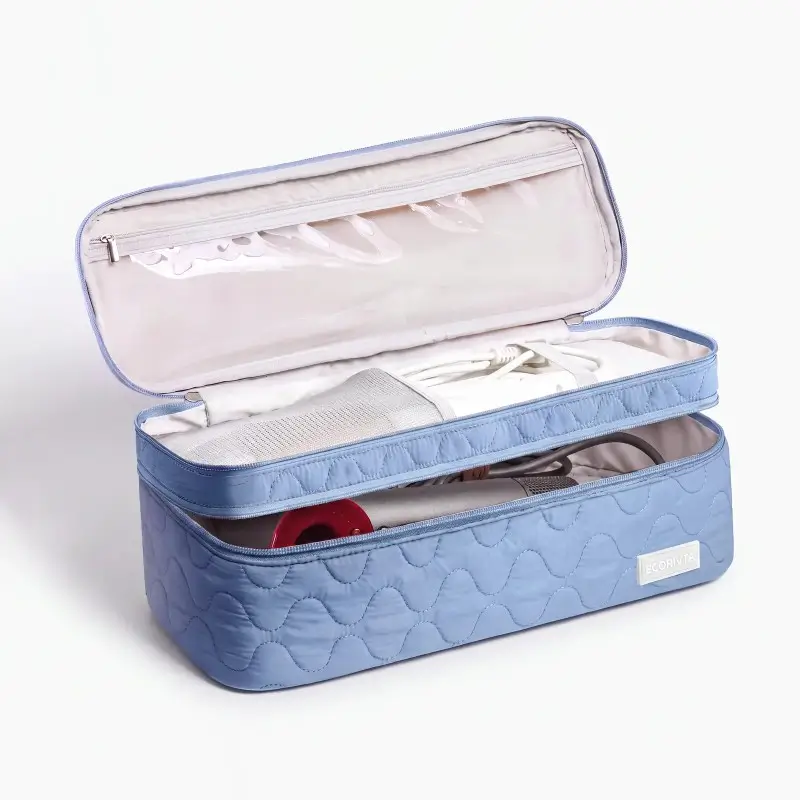RPET Quilted Hair Tool Travel Case